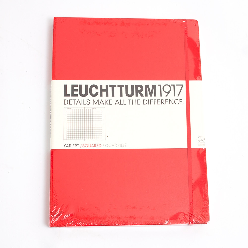 Leuchtturm, Classic, Squared, Journal, Red